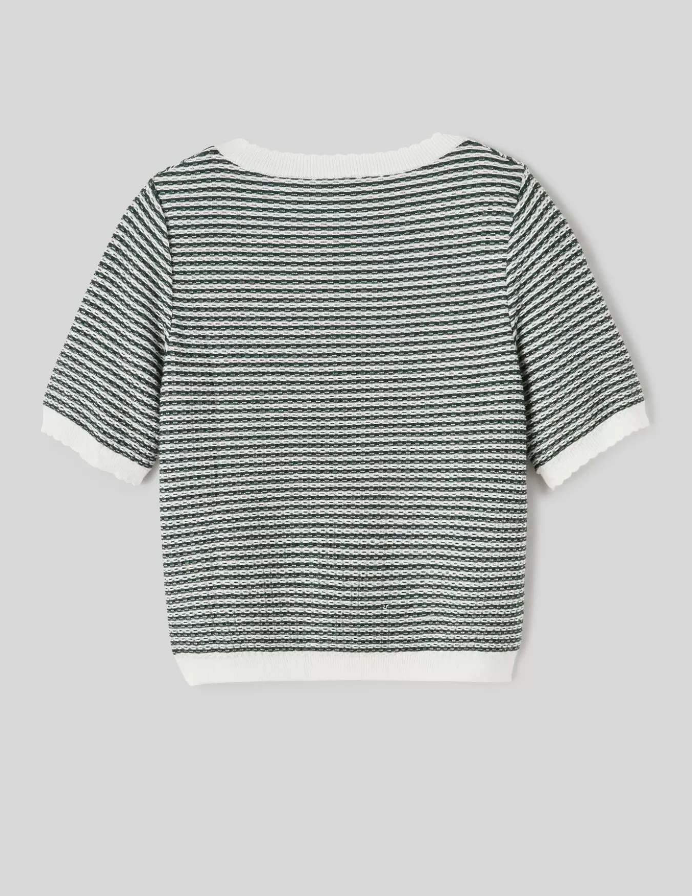 Pull Col Rond Court Bicolore^BZB Cheap