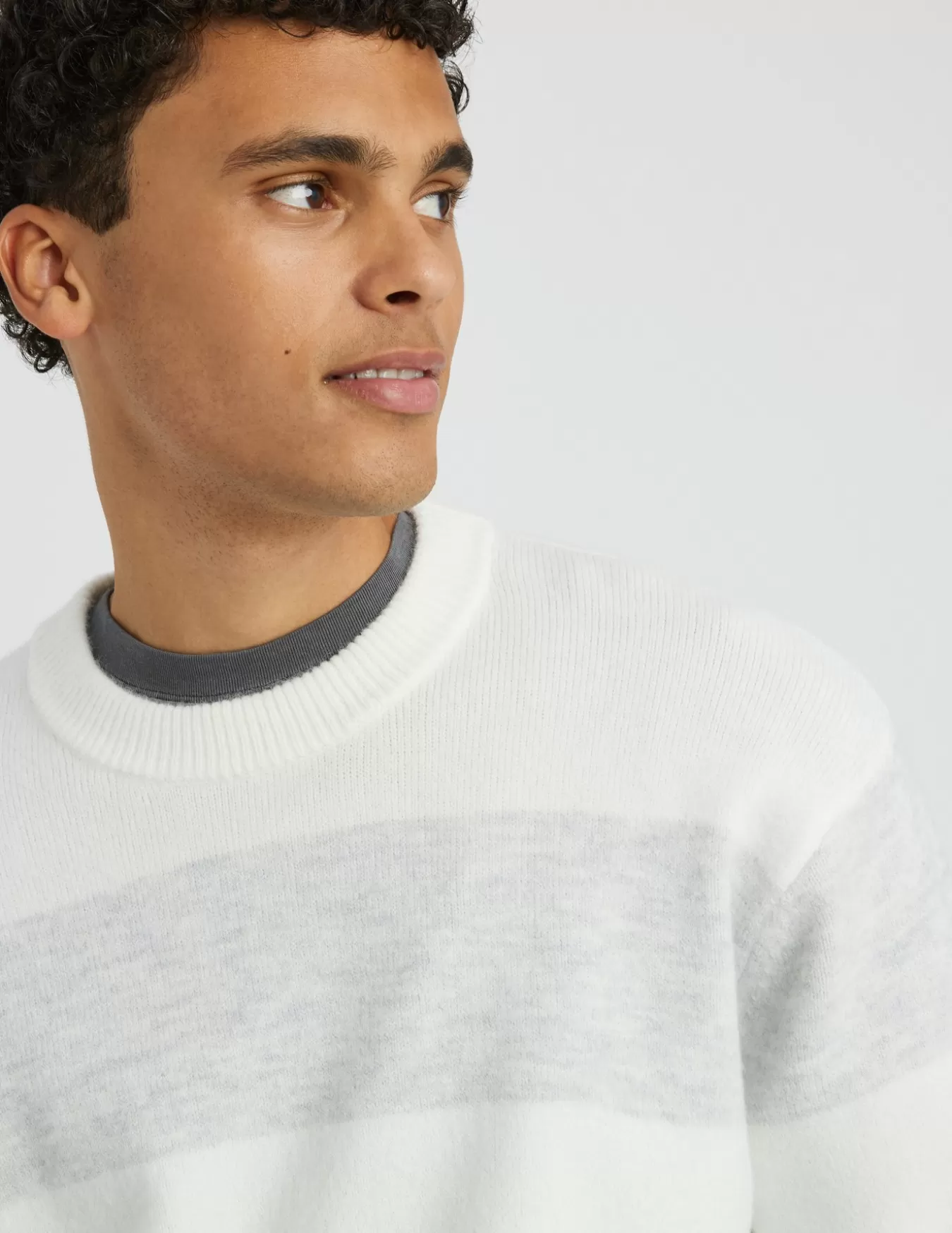Pull Col Rond Maxi Rayures^BZB Fashion