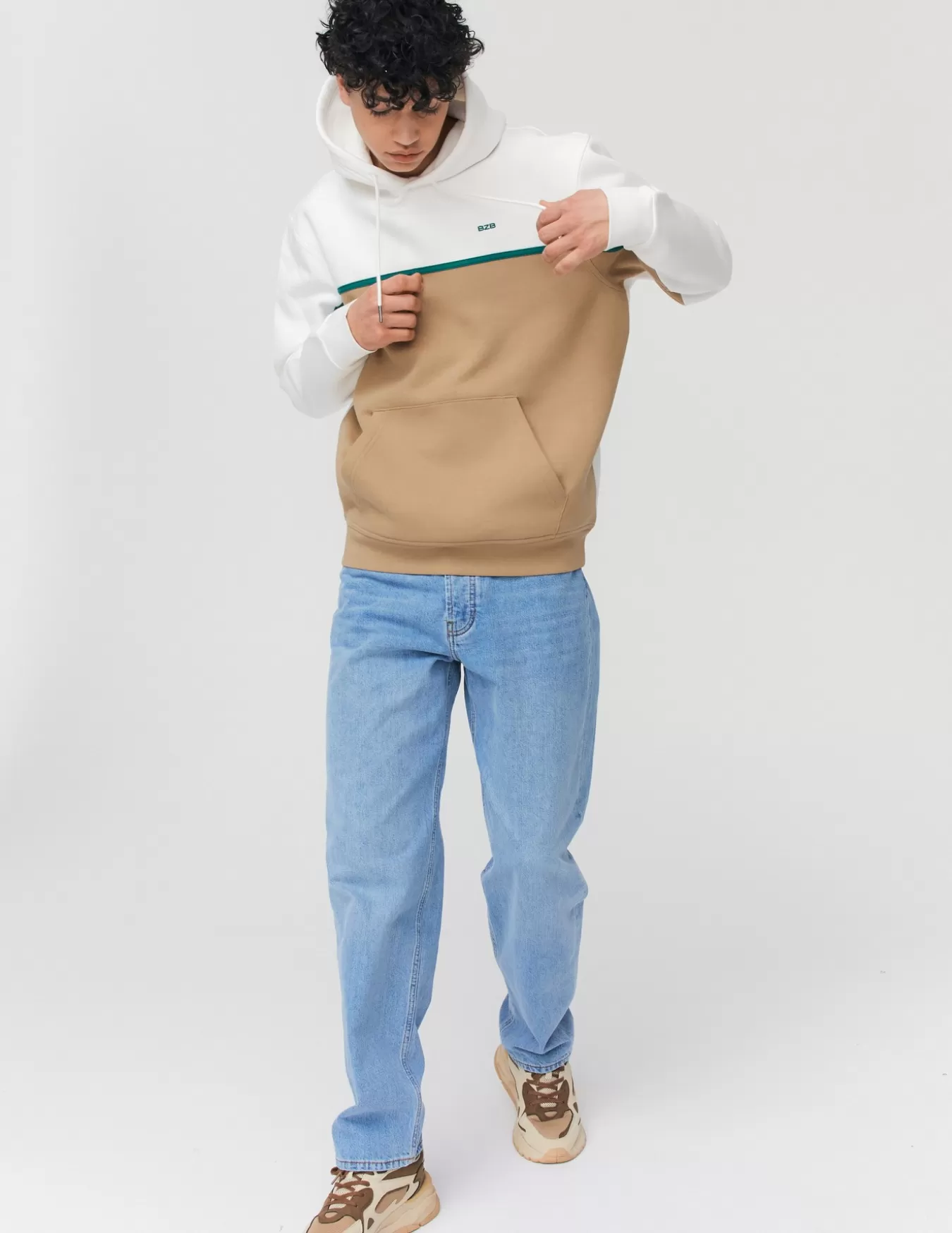 Sweat Colorblock Avec Bande Contrastée^BZB Fashion