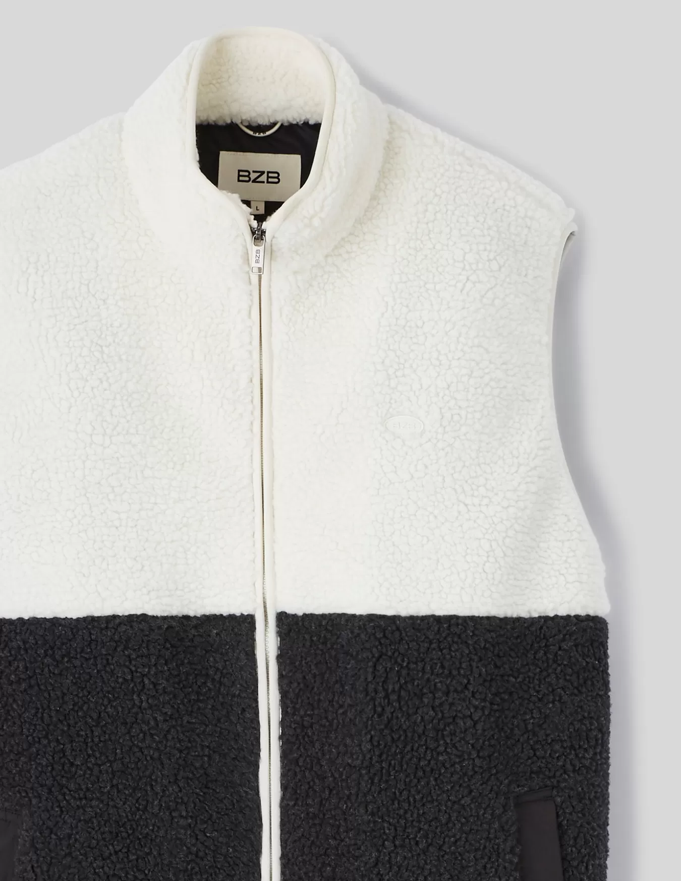Veste Sans Manches Sherpa Colorblock^BZB Outlet